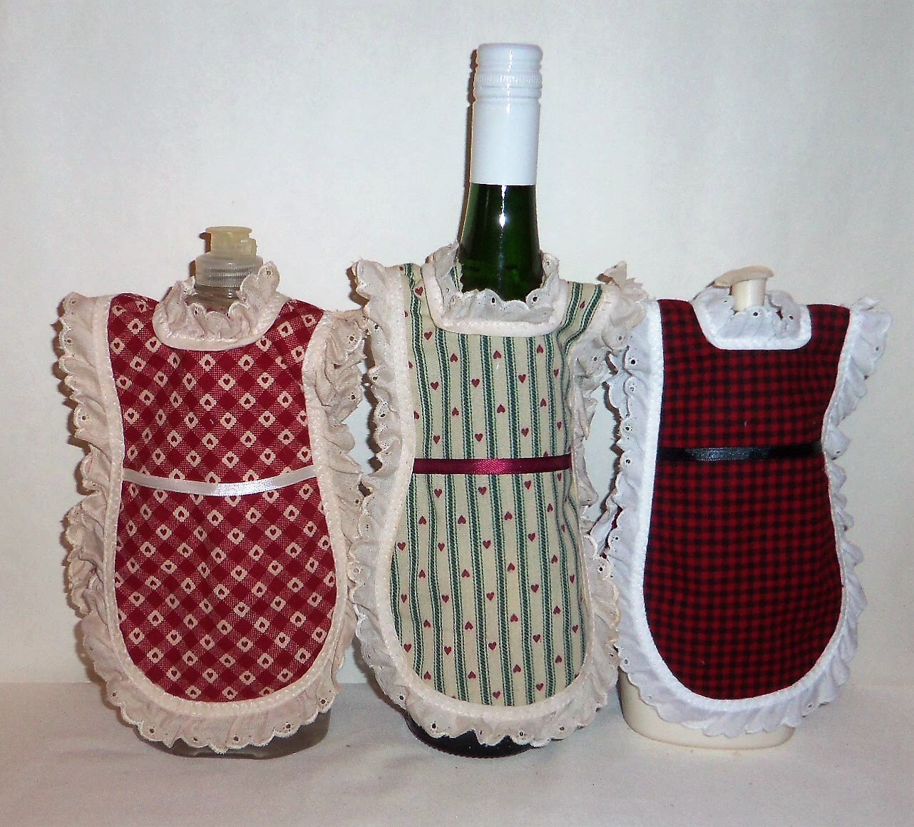 Dish Soap Apron Bottle Gift Wrap Detergent Cover Handmade