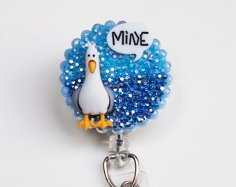 Disney Pixar's Finding Nemo Seagull ID Badge Reel - ID Badge Holder - Zipperedheart