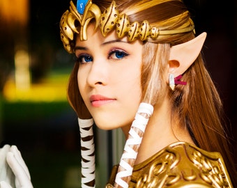 Elf Ears: Anime -- handmade, latex ear tips, great for cosplay, costumes, Link, Zelda, Halloween, Christmas