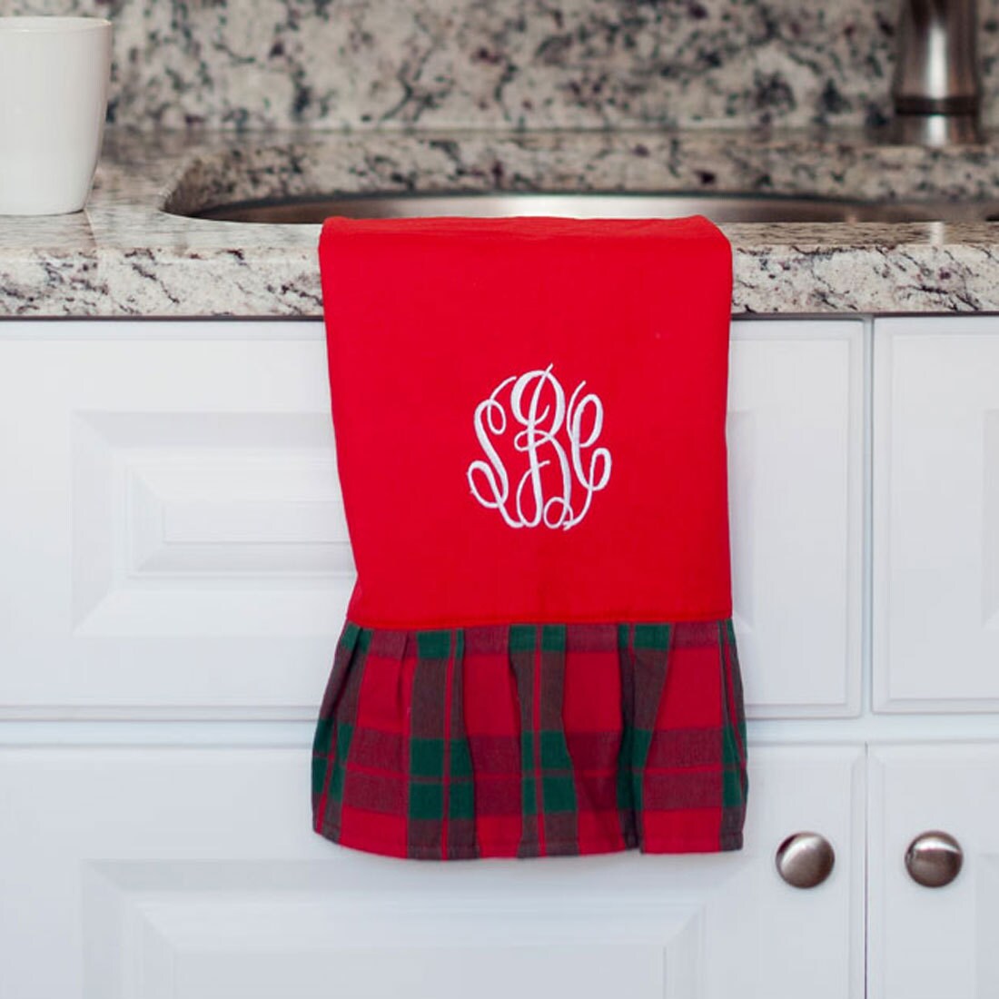 Personalized Holiday decorative Towel by SouthernCharmCo on Etsy