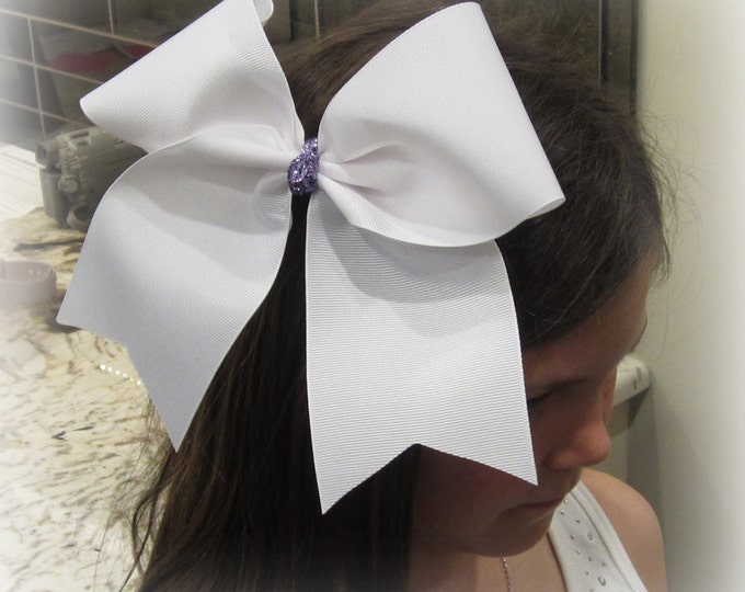 Cheer Bows, Girls Cheer Bows, Softball Bows, Girls Big Hairbows, Team Bows, Dance Bows, Cheerleader Hair Bows, 7 inch bows, U Choose Colors