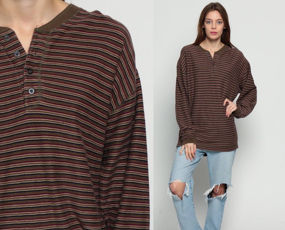Long-Sleeve Striped Shirt As Shown in Figure Long-Sleeve Striped Shirt As Shown in Figure