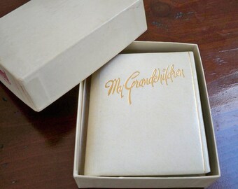 Vintage Photo Album "My Grandchildren" Original Box Artamount New York