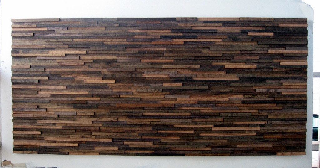 Rustic Wood Wall D cor Large at 30x60 Abstract Art