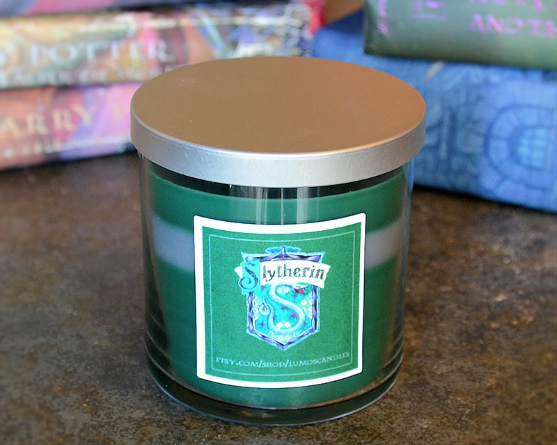 Harry Potter Slytherin House Candle