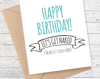 Funny Birthday Card Boyfriend Birthday Funny By Flairandpaper