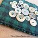 Hand Dyed Teal Wool Needlekeeper