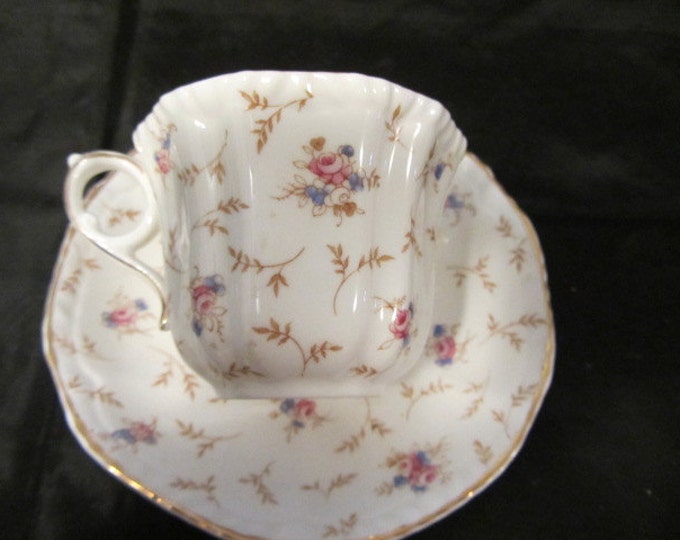 ASJ Crafton China Cup and Saucer Made In England, English Tea Time Cup Saucer, Floral Cup and Sucer SET, Unique Gift For Her, Antique Set