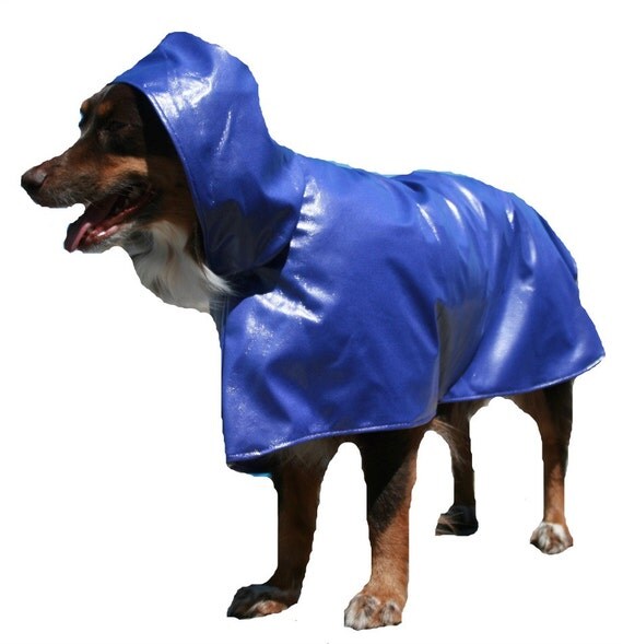 Hooded Dog Raincoat Unlined Custom Made For Your Dog By Madebyde hooded-dog-raincoat-unlined-custom-made-for-your-dog-by-madebyde