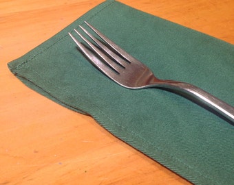 Green Cloth Napkin, everyday napkin, green cotton napkin