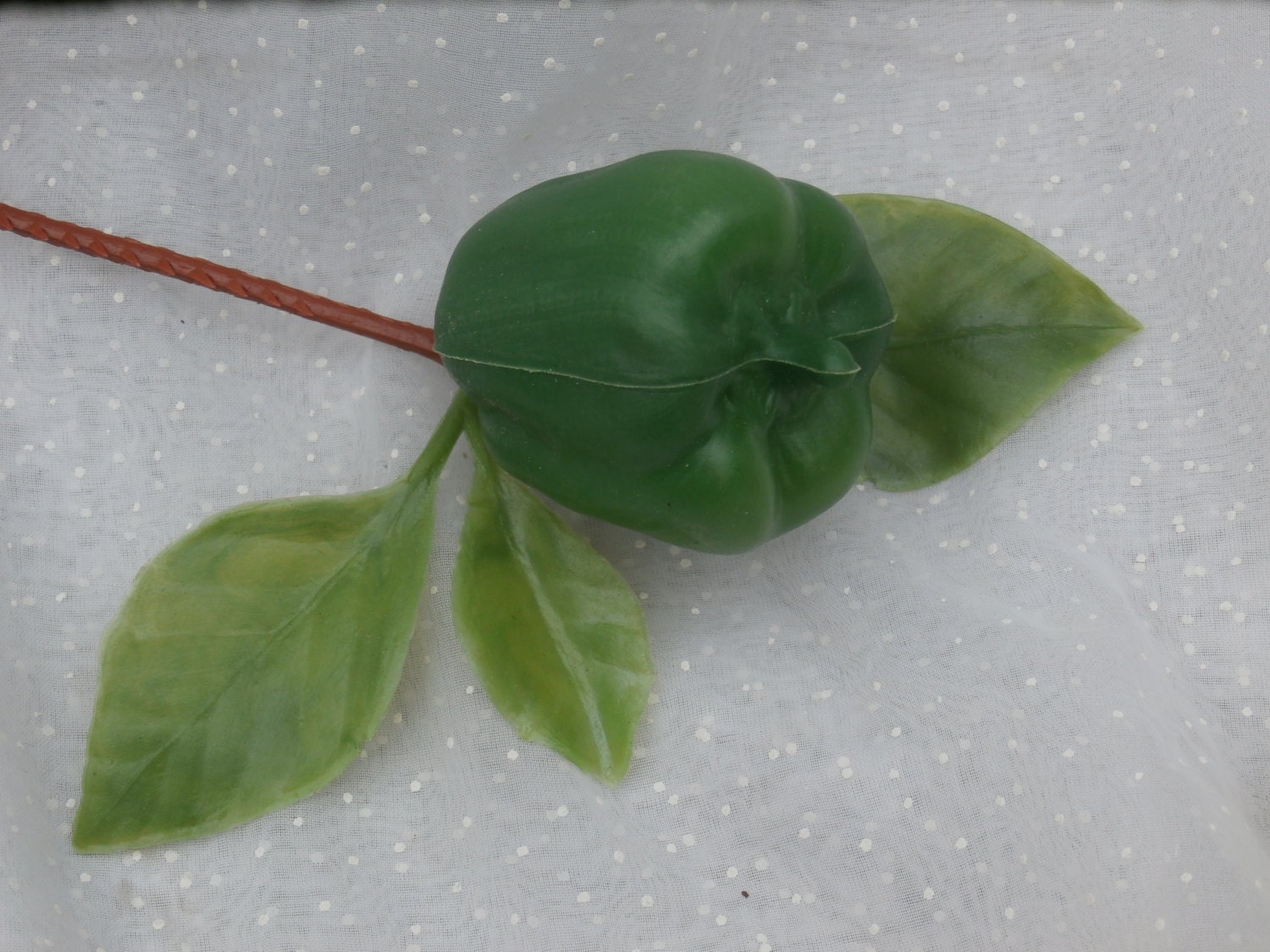 Plastic Vegetable Flower Picks Vintage Floral by MendozamVintage