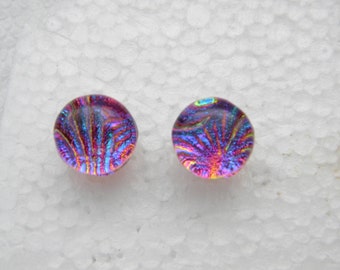 POST EARRINGS fused dichroic glass (SYG21)