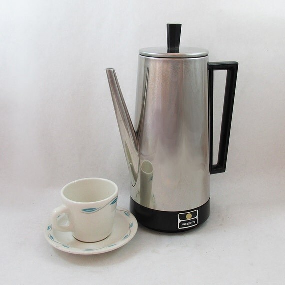 Mid Century Presto Electric Percolator Coffee by coffeetropolis