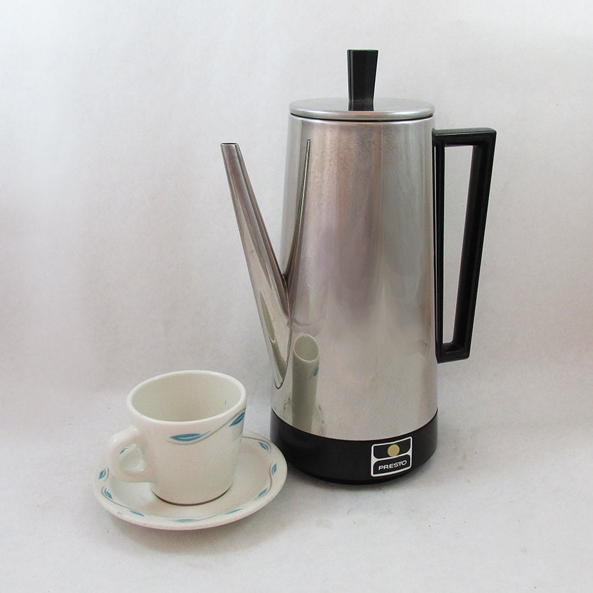 Mid Century Presto Electric Percolator Coffee by coffeetropolis