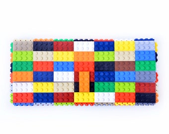 Multicolor clutch purse made with LEGO® bricks FREE SHIPPING purse handbag legobag trending fashion
