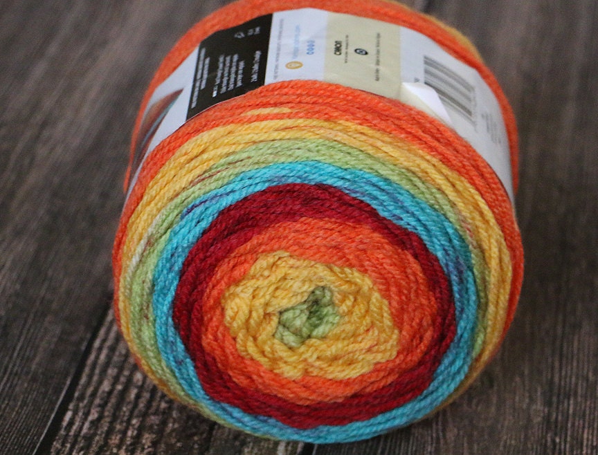Caron Cakes Yarn Rainbow Sprinkles Wool Blend Yarn