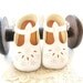 Vintage Baby Shoes Mary Janes Leather Baby Shoes Nursery Decor Buckle Baby Shoes Holiday Shoes from AllieEtCie