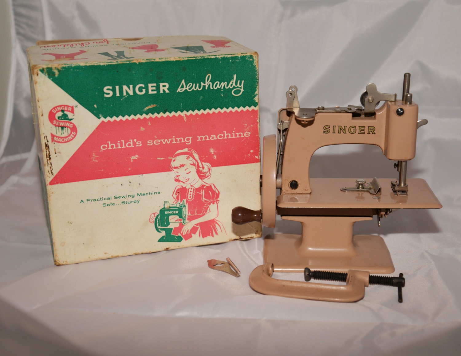 On SALE Model 20 Little Girl Sewing machine manually
