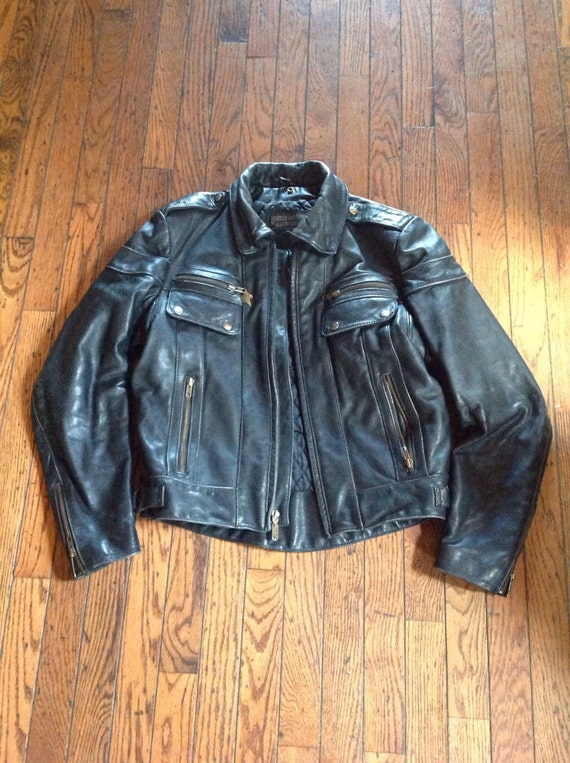 Vintage Harley Davidson Leather Jacket Motorcycle Coat