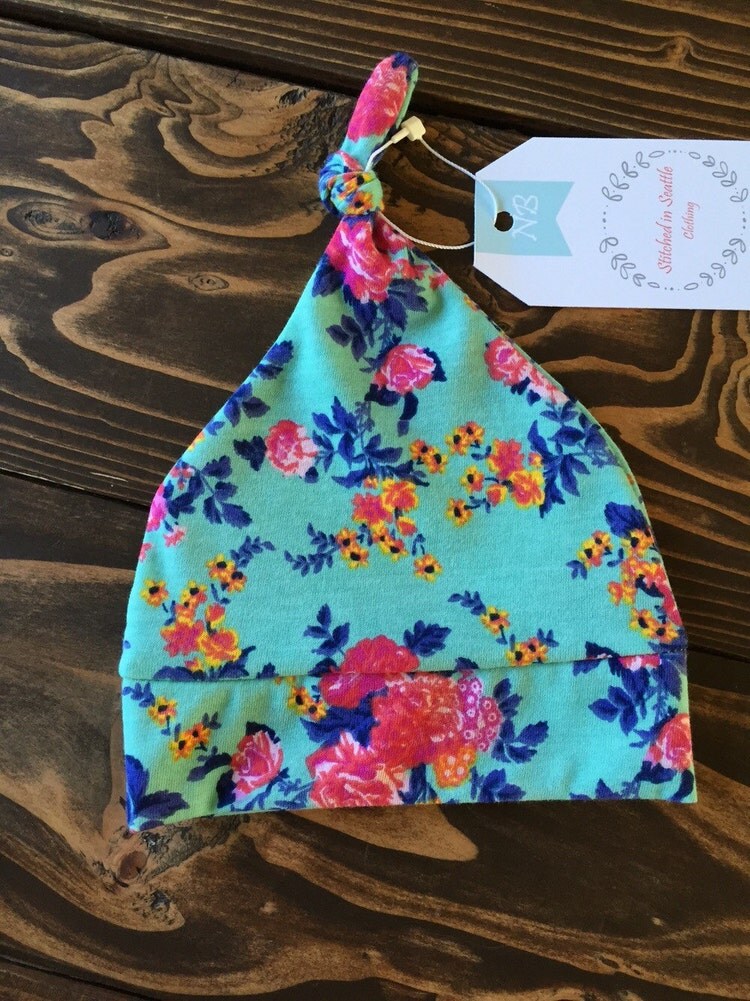 Sale Baby Swaddle Blanket Set with Knot Top by StitchedinSeattle