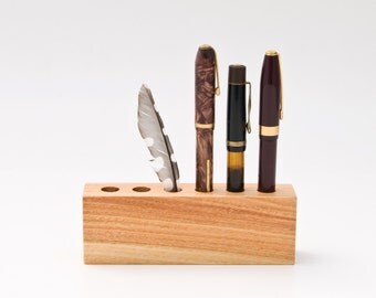 Fountain Pen Holder Wood Pen Holder Desk Organizer Pen Organizer LADY JANE