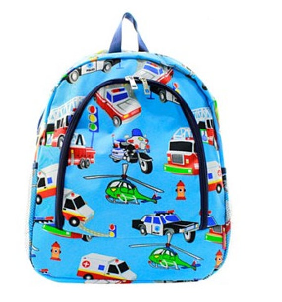 Personalized Boys Backpack Preschool Backpack by kozykidzboutique