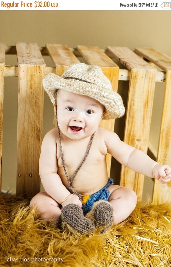 MOTHERS DAY SALE Cowboy Hat Baby Cowboy Hat 6 by JojosBootique