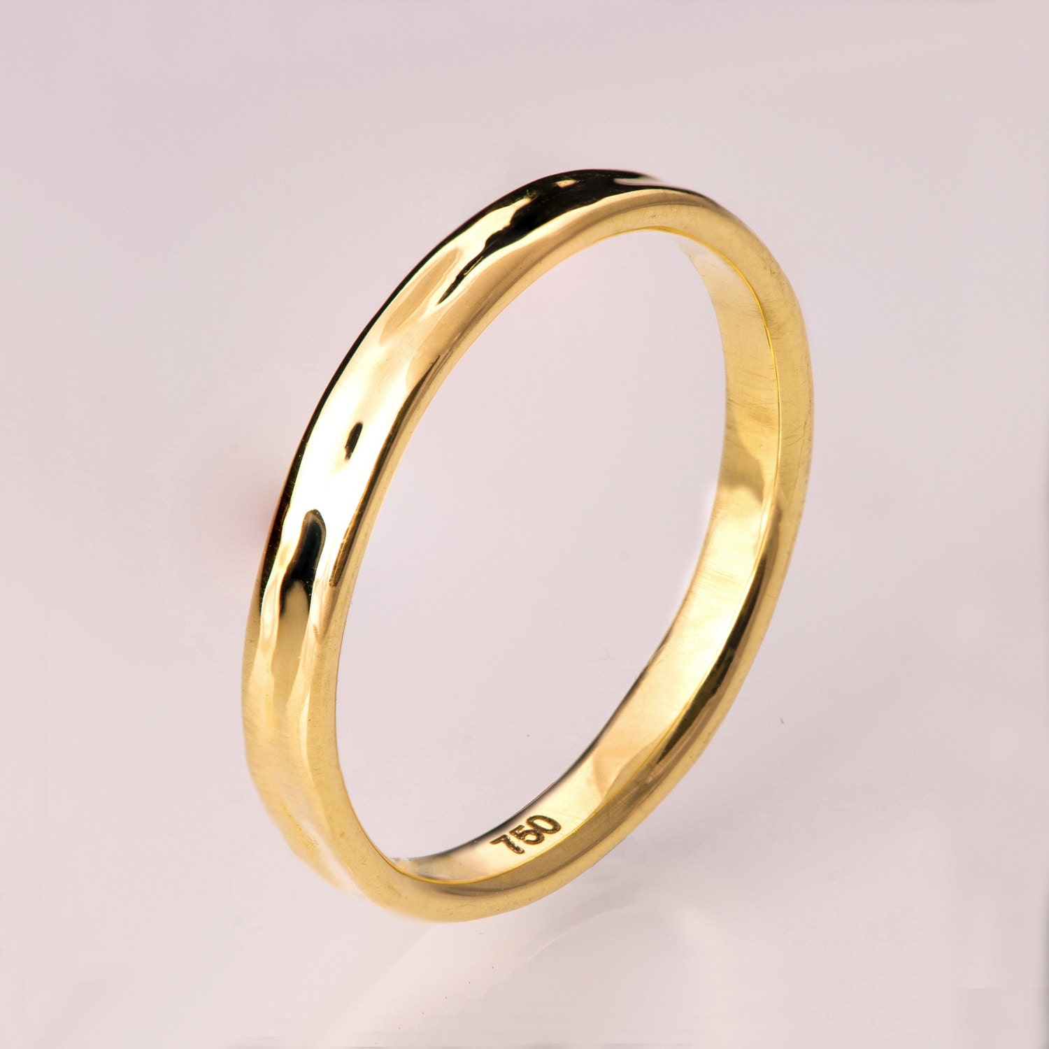  Simple  Gold  Wedding  Band  14k Gold  Ring  Unisex Ring 