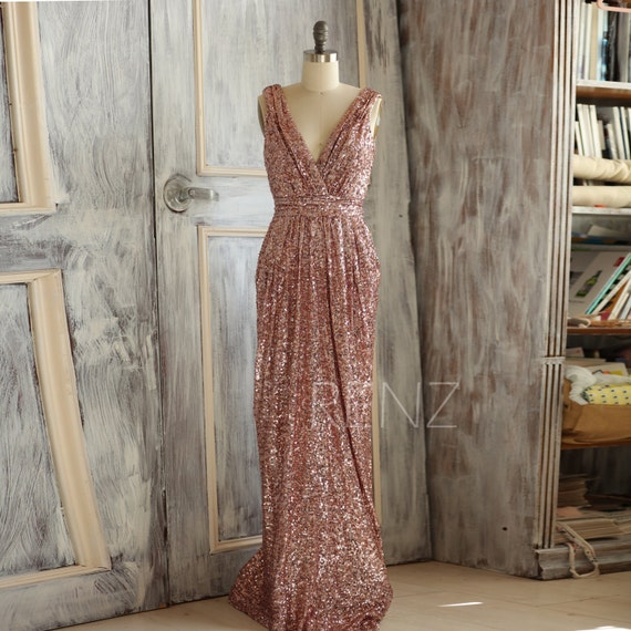 Gold Shimmer Bridesmaid Dress 10