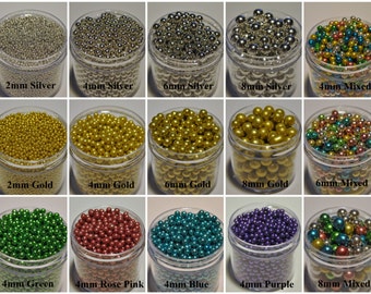Many sizes of Dragees cupcake sprinkles cakepop decorations cake toppers Silver Gold pInk Purple Blue green