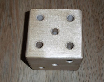 Drop Spindle Storage In Danish Beech - Handcrafted Storage For Spindles - Spindle Station Beech - Drop Spindle Display And Storage