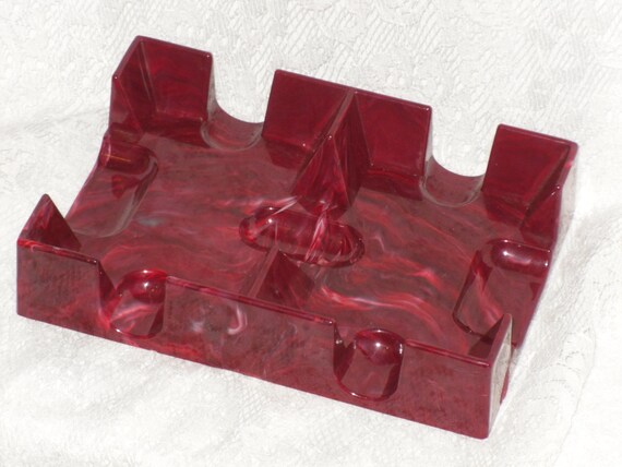 Plastic Playing Card 2 Deck Holder Nu Dell By EmilysAtticThenNow   Il 570xN.924518941 D0s9 