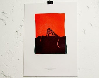 Limited Edition Denglish Letterpress Fine Art Print