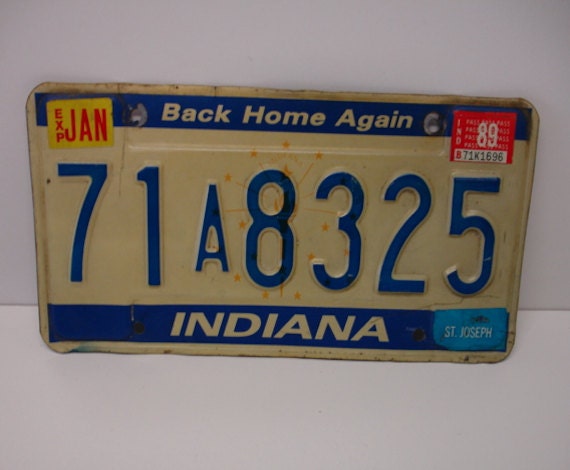 Vintage Car Plates 102