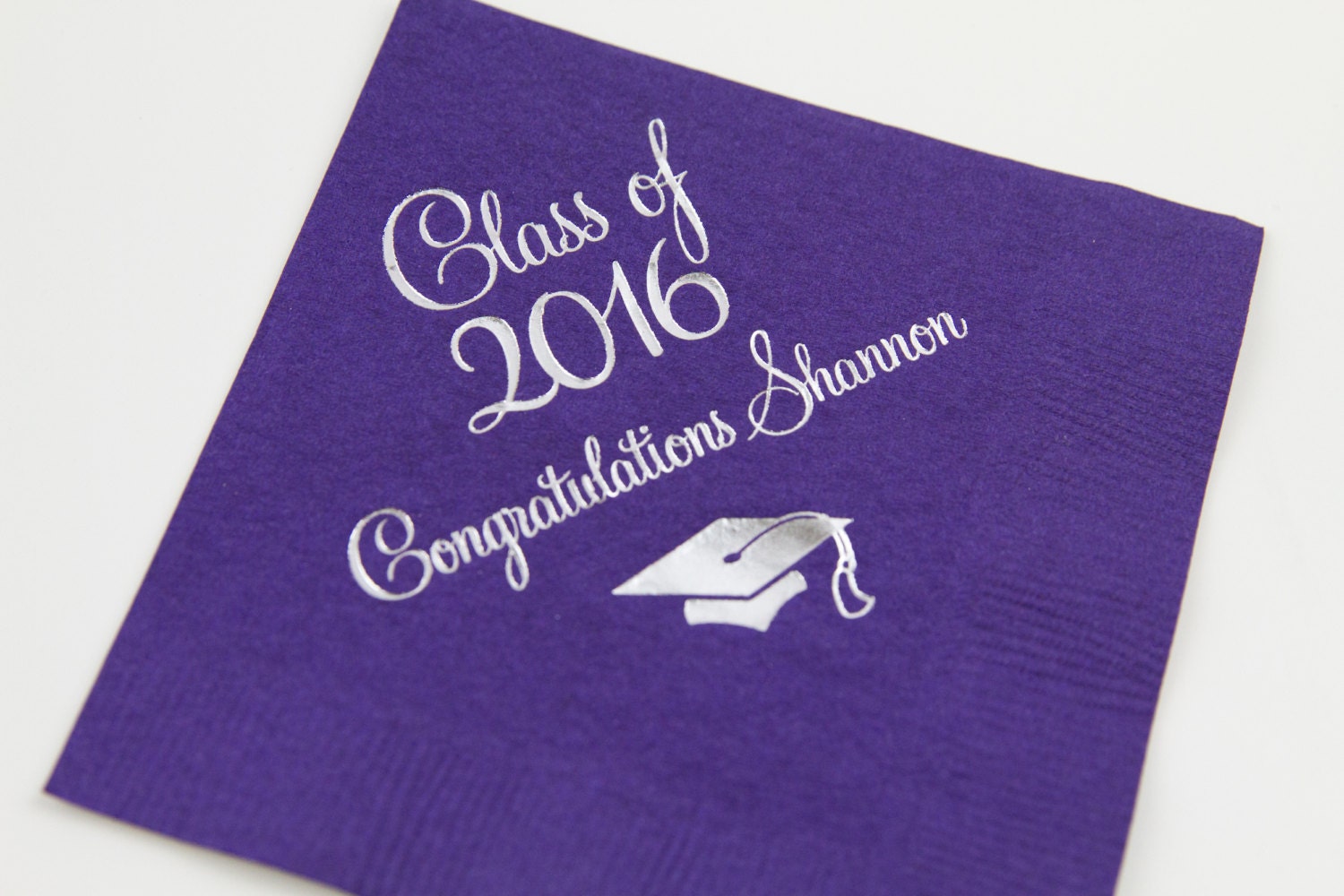 Class of 2018 Personalized Graduation Napkins from