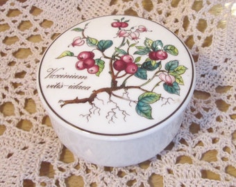 Vintage Villeroy and Boch Vaccinium Vitis-Idaea Trinket Box