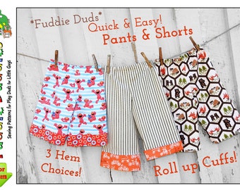 Boy's Sewing Pattern pdf. Boy's Pants Pattern. Lounge pants, Pajama Pants Pattern, Beach Shorts, Shorts Pattern, Ruffle Pants. Fuddie Duds