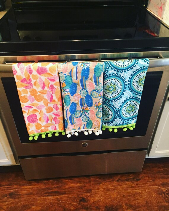 Items similar to Adorable Set of Kitchen Dish Towels on Etsy