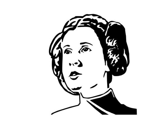 Free Free 334 Silhouette Princess Leia Svg SVG PNG EPS DXF File