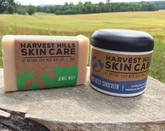 Poison Ivy Busters! All Natural Goat Milk Skin Care Combination, Jewel Weed