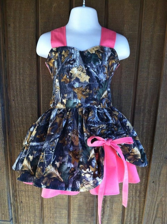 Realtree Camo Poppy Peek A Boo Dress by TheRosieMarketplace