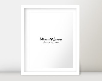 Mickey guest book | Etsy