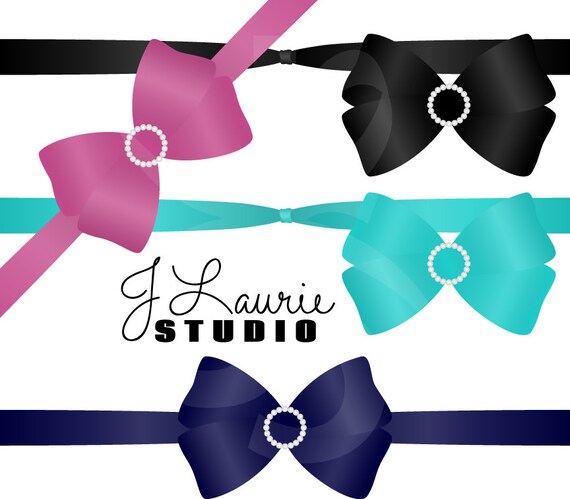 Digital Clipart-Colorful Satin Ribbons and Fancy by JLaurieStudio