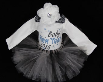 Baby Girl New Year Outfit Babys New Year by EleventhHourDesigns