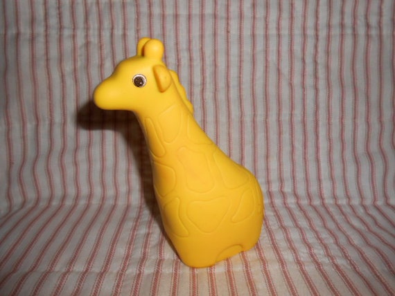 yellow giraffe stuffed animal