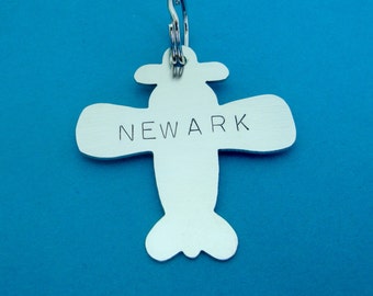 Airplane Pet ID Tag- Handmade - Pilot - Identification - Personalize - Unique
