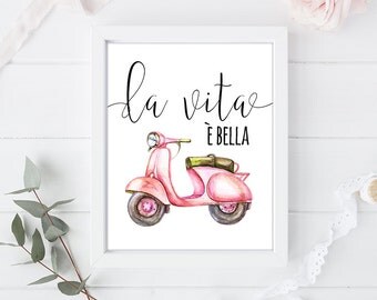La vita e bella | Etsy