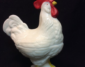 Rare Vintage Standing Westmoreland Rooster