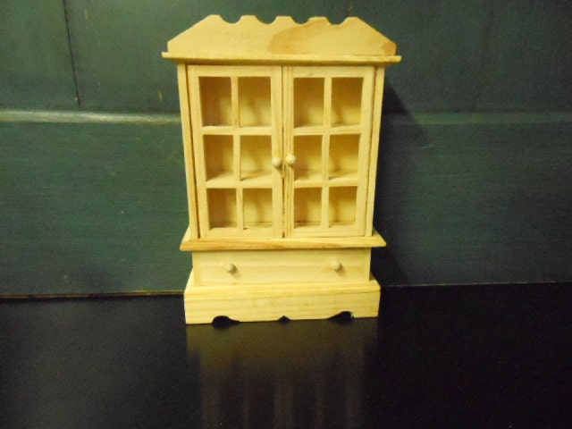 unpainted dollhouse