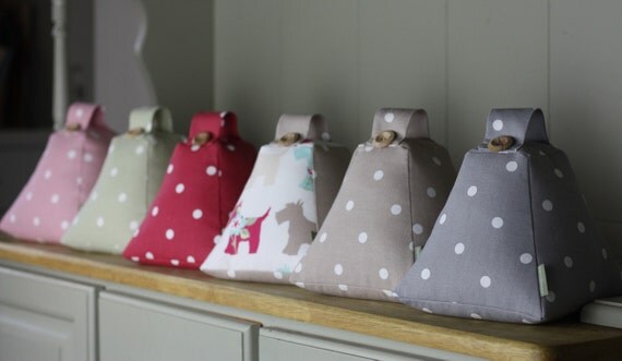 fabric door stop doorstopper shabby chic handmade in taupe fabric door stop doorstopper shabby chic handmade in taupe